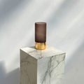 Vaso cilindrico coffee brown