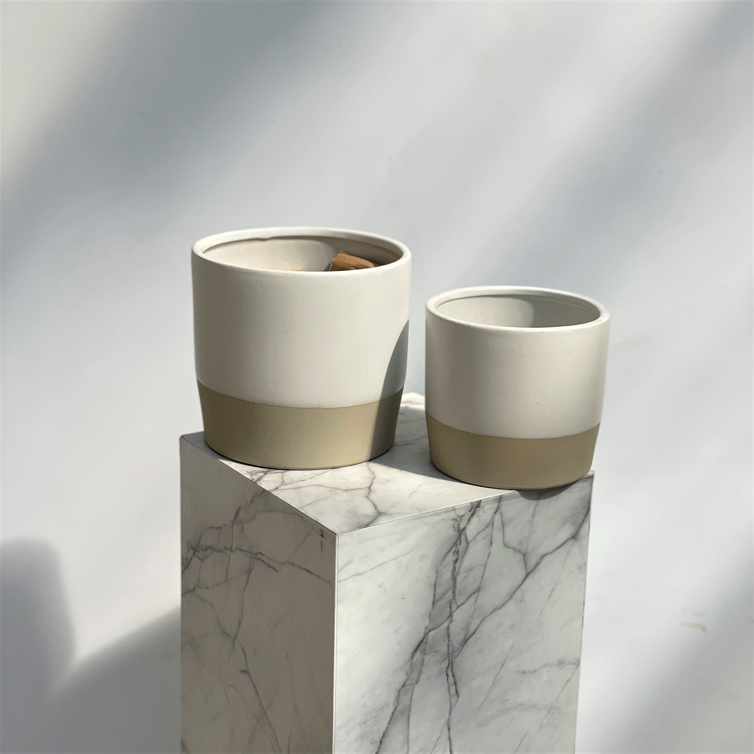 Portavaso stile nordic white