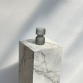 Vaso di vetro grey small